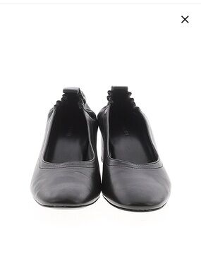 Everlane Black Women's Leather Heel with Elastic back